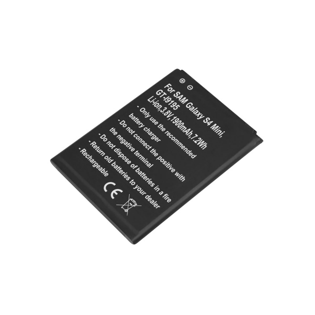 Batteri 3,8V 1900mAh NFC:llä, yhteensopiva Samsung Galaxy S4 Mini
