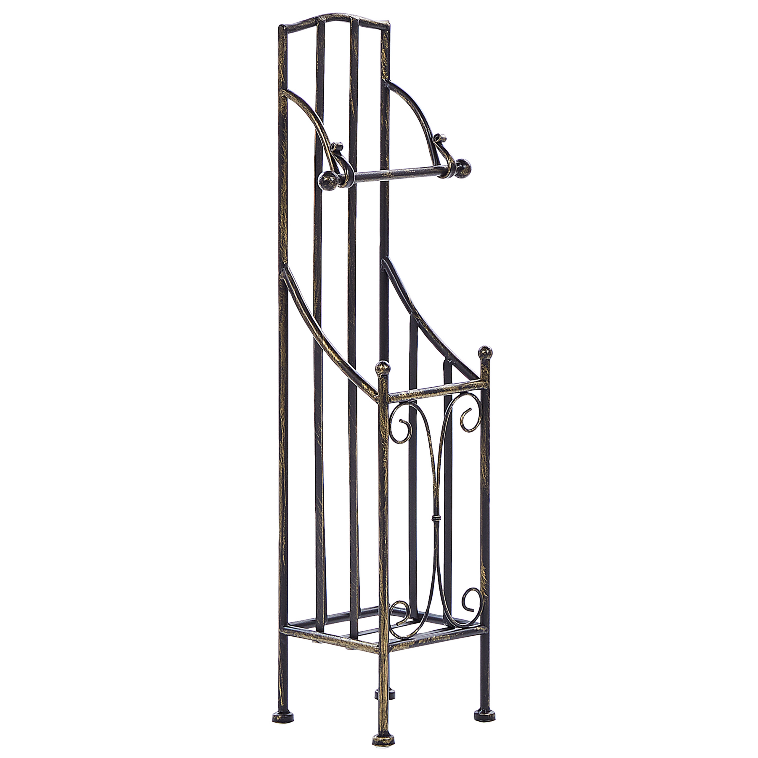 WC-paperiteline BRISA metalli Musta