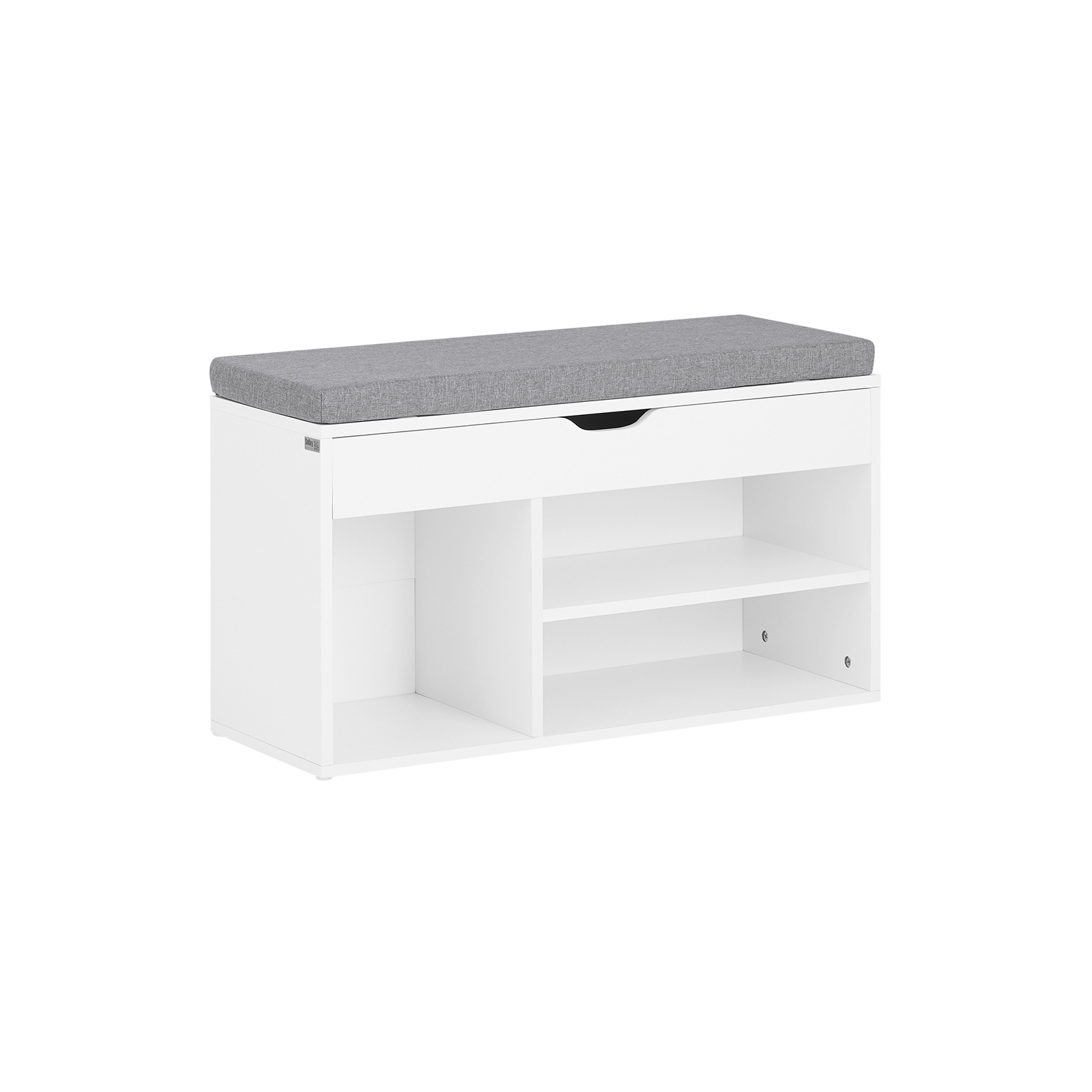 SoBuy Puukuitupenkki FSR45-HG ekologinen säilytysratkaisu