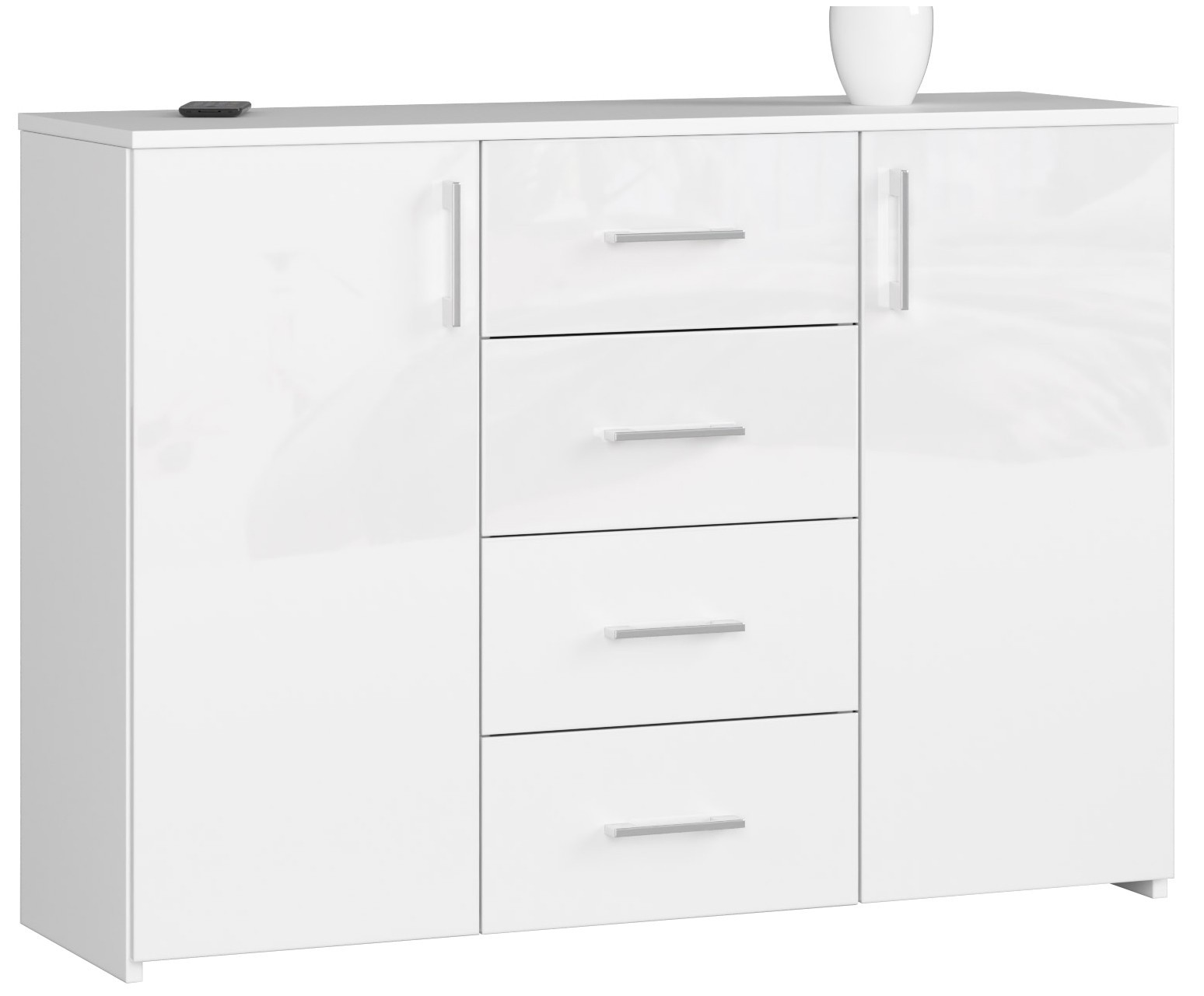 Akord Lipasto Moderni Kiiltävä Design 110x35x80