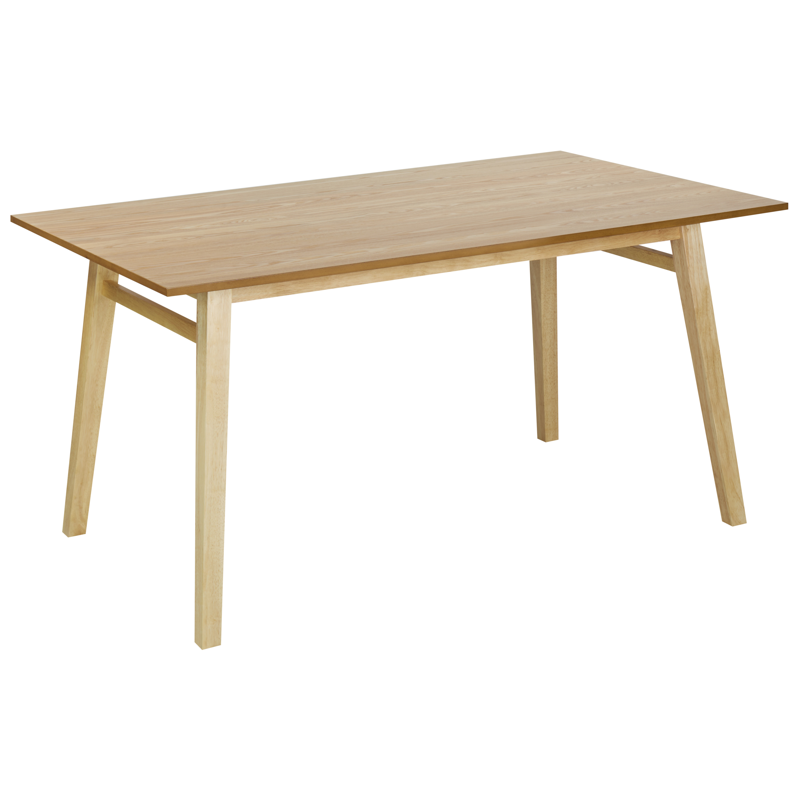Ruokapöytä VARLEY Luonnollinen saarniviilu 150 cm 90 cm