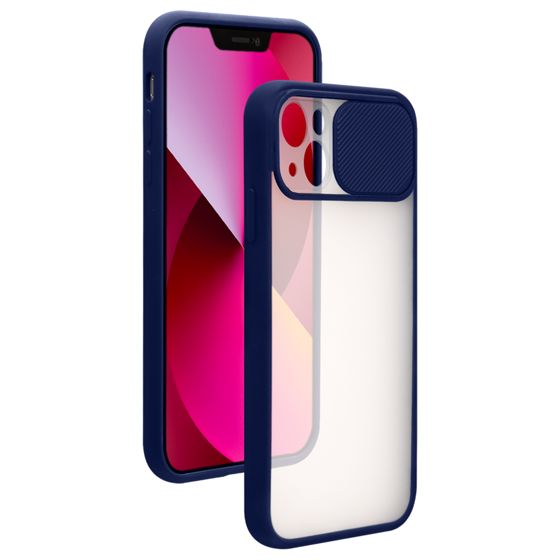 Slide-suojakuori iPhone 13 -puhelimelle, iskunkestävä, liukuvalla kamerasuojalla