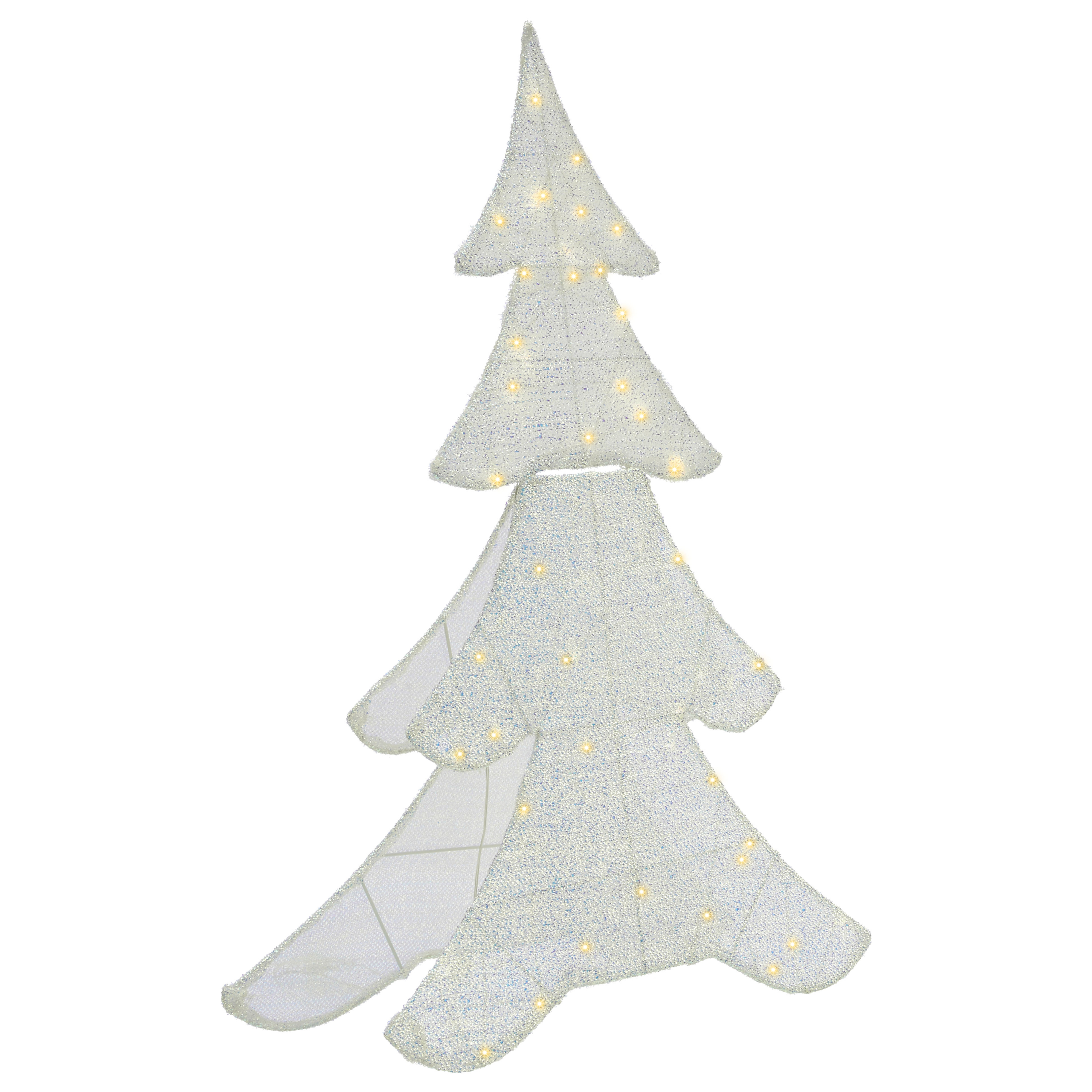 Ulkokoriste LED-valo EDASJON Joulukuusi 95 cm Valkoinen