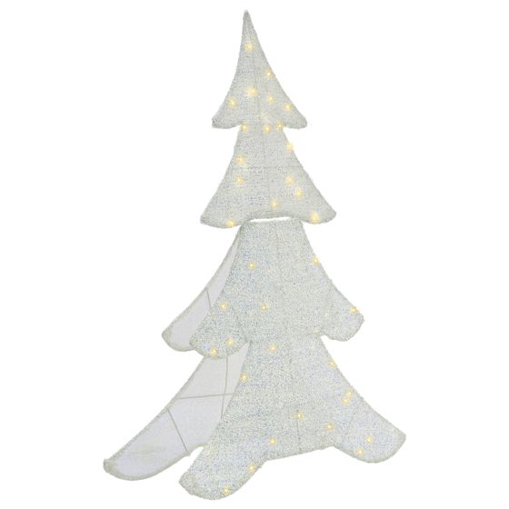 Ulkokoriste LED-valo EDASJON Joulukuusi 95 cm Valkoinen