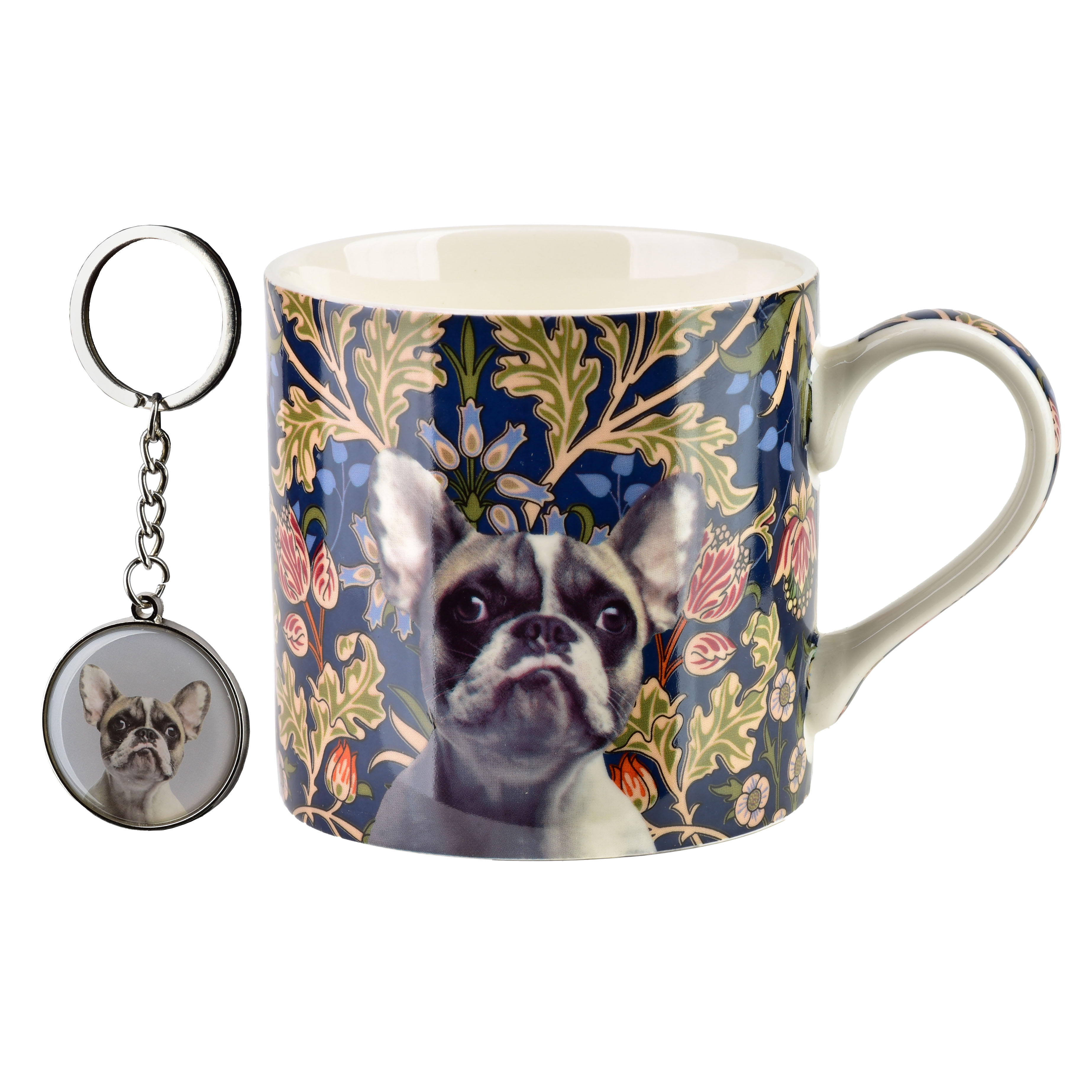 Posliinimukisetti NOYA Buldog francuski 380 ml 9x13x9 cm