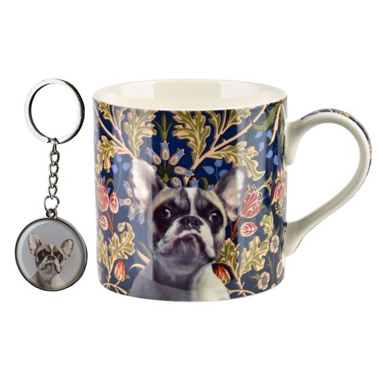 Posliinimukisetti NOYA Buldog francuski 380 ml 9x13x9 cm