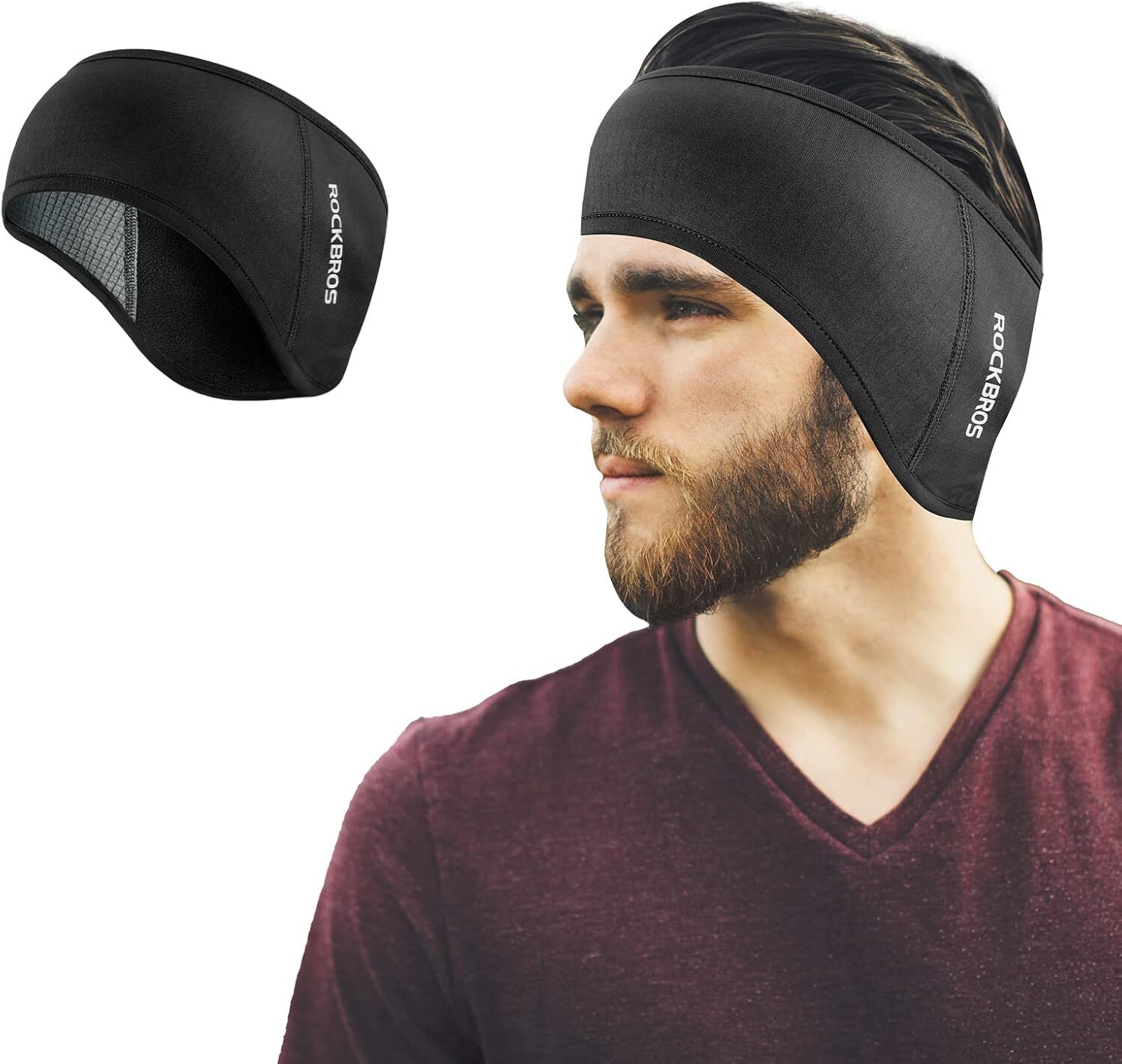 Talvipyöräilyyn ja ulkoiluun tarkoitettu pääpanta