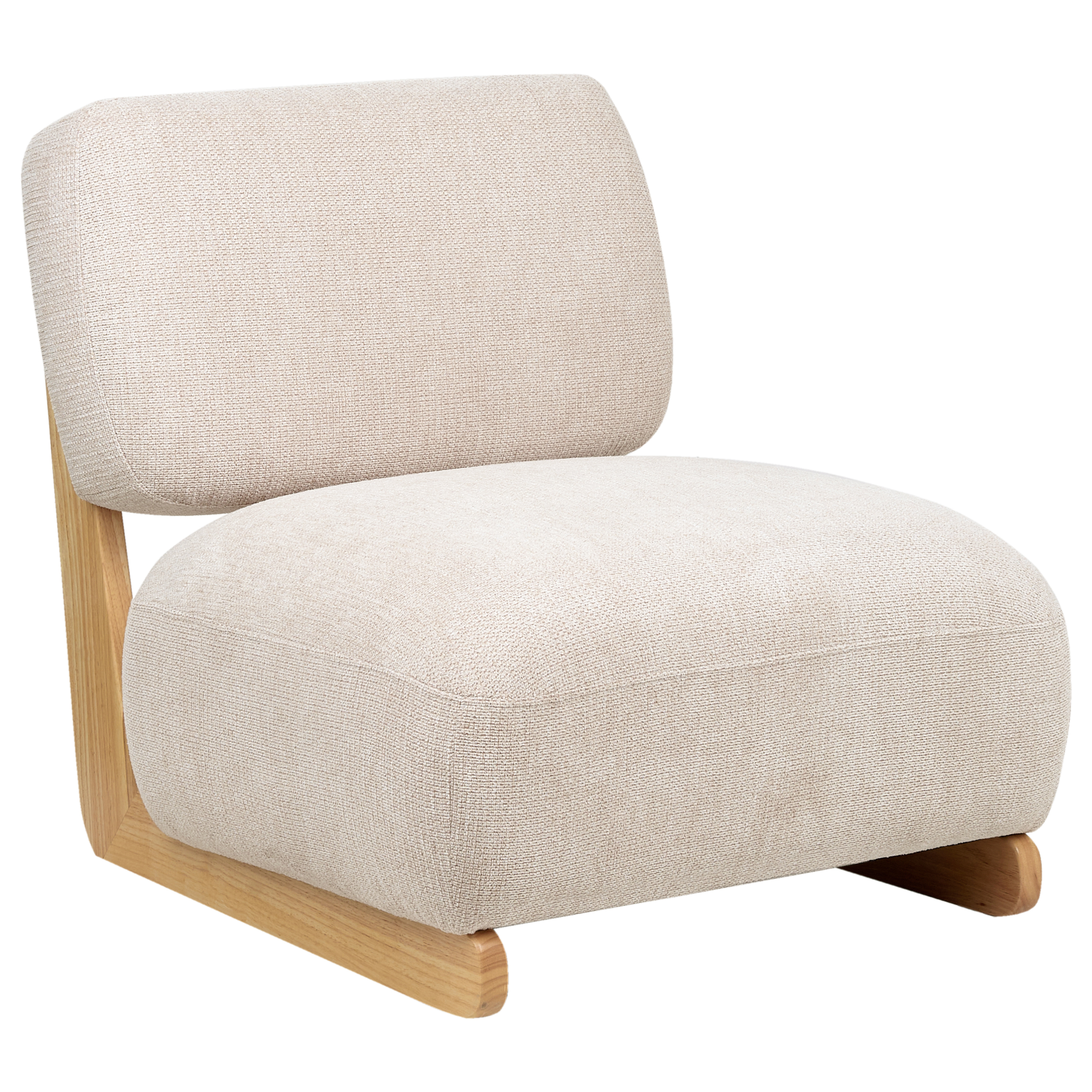 Nojatuoli KOKKOLA Kangas Vaaleanbeige