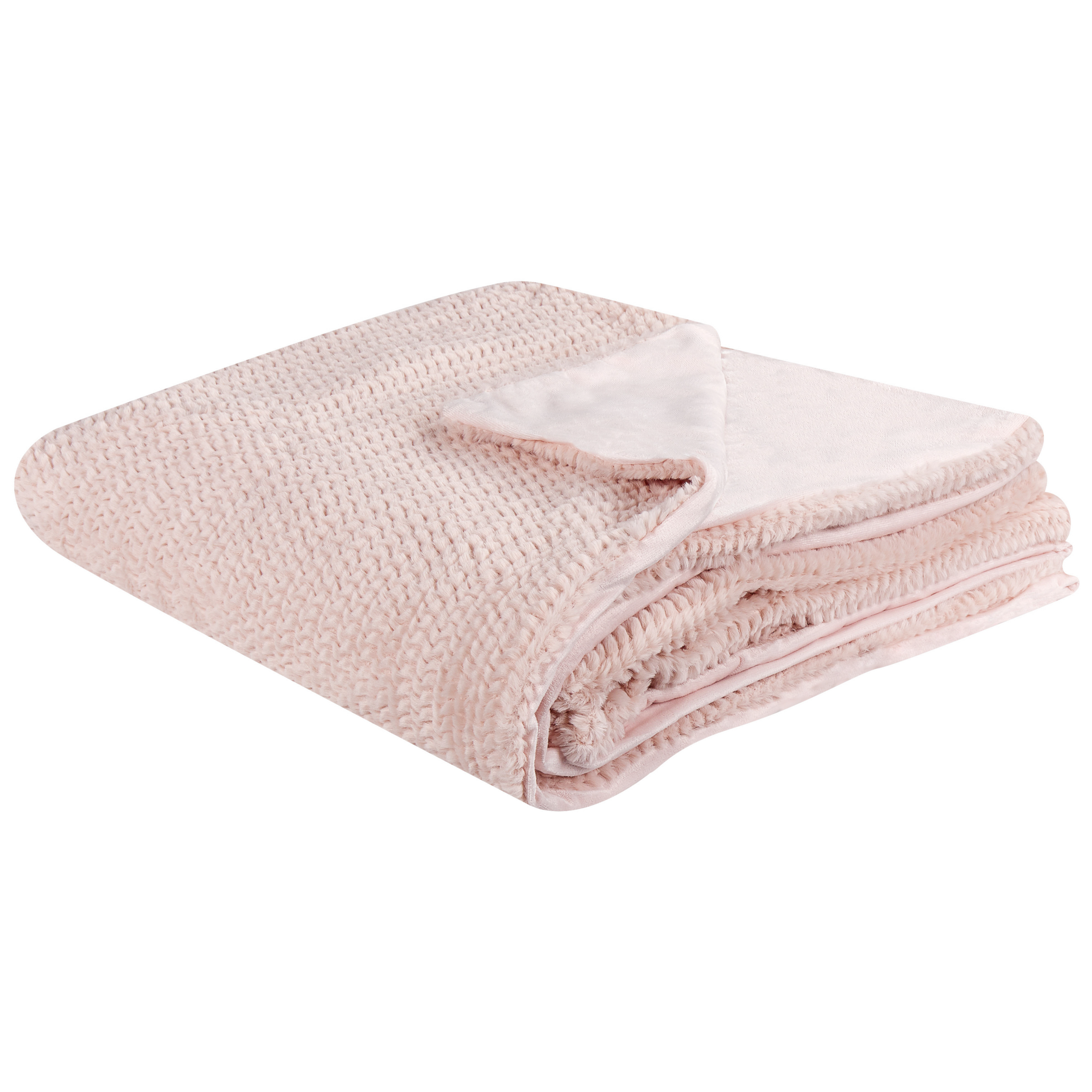 Torkkupeitto BJAS 200 x 220 cm Pastellipinkki