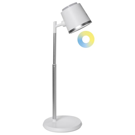 Työpöydän LED-valaisin LIBRA himmentimellä Valkoinen