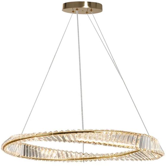TOOLIGHT riippuva kattovalaisin APP1202-CP CRISTAL kulta, 78x78x98cm