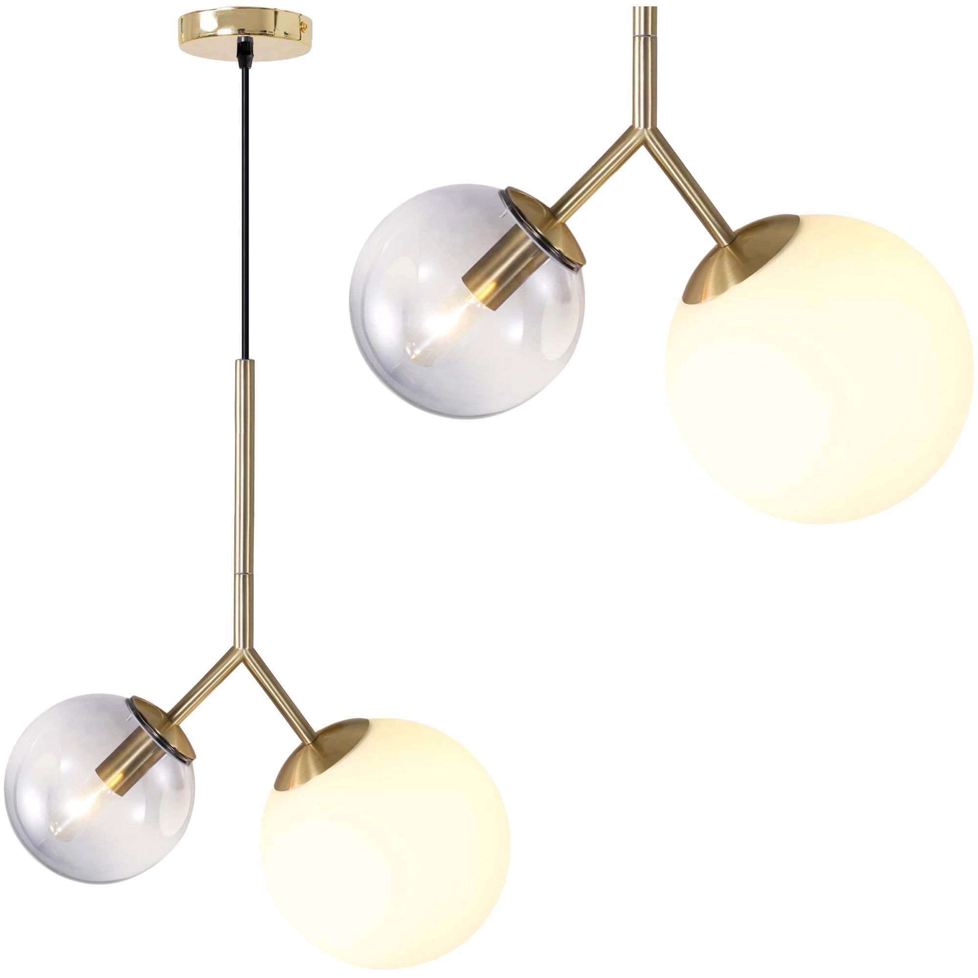 TOOLIGHT riippuvalaisin APP1013-2CP Kulta, 20x40x55cm