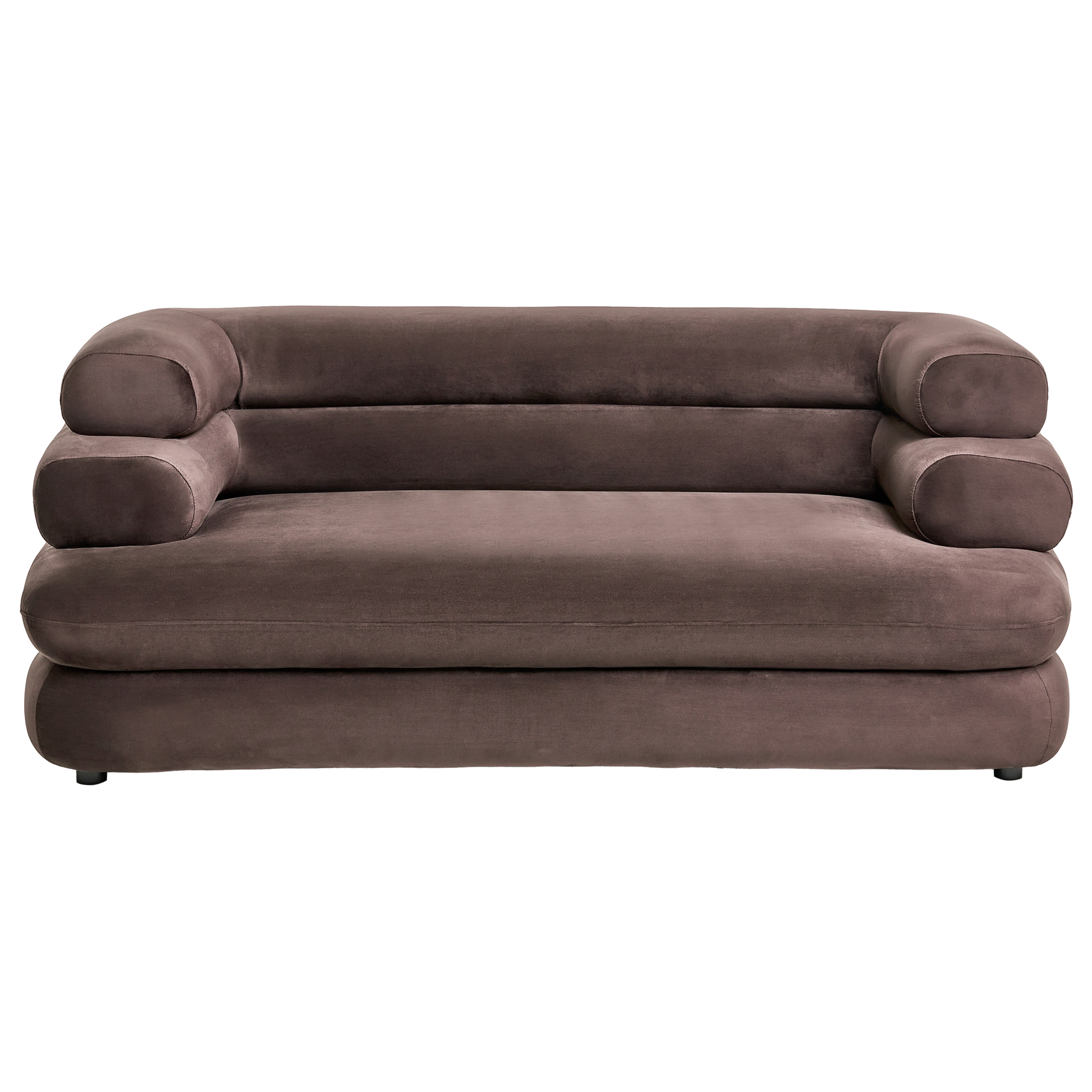 Sohva 2-istuttava HELLE sametti Tummanruskea