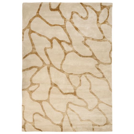 Matto MAKOLA Beige 160 x 230 cm viskoosi
