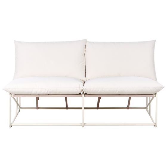 Ulkosohva 2-istuttava PICO metalli Vaaleanbeige