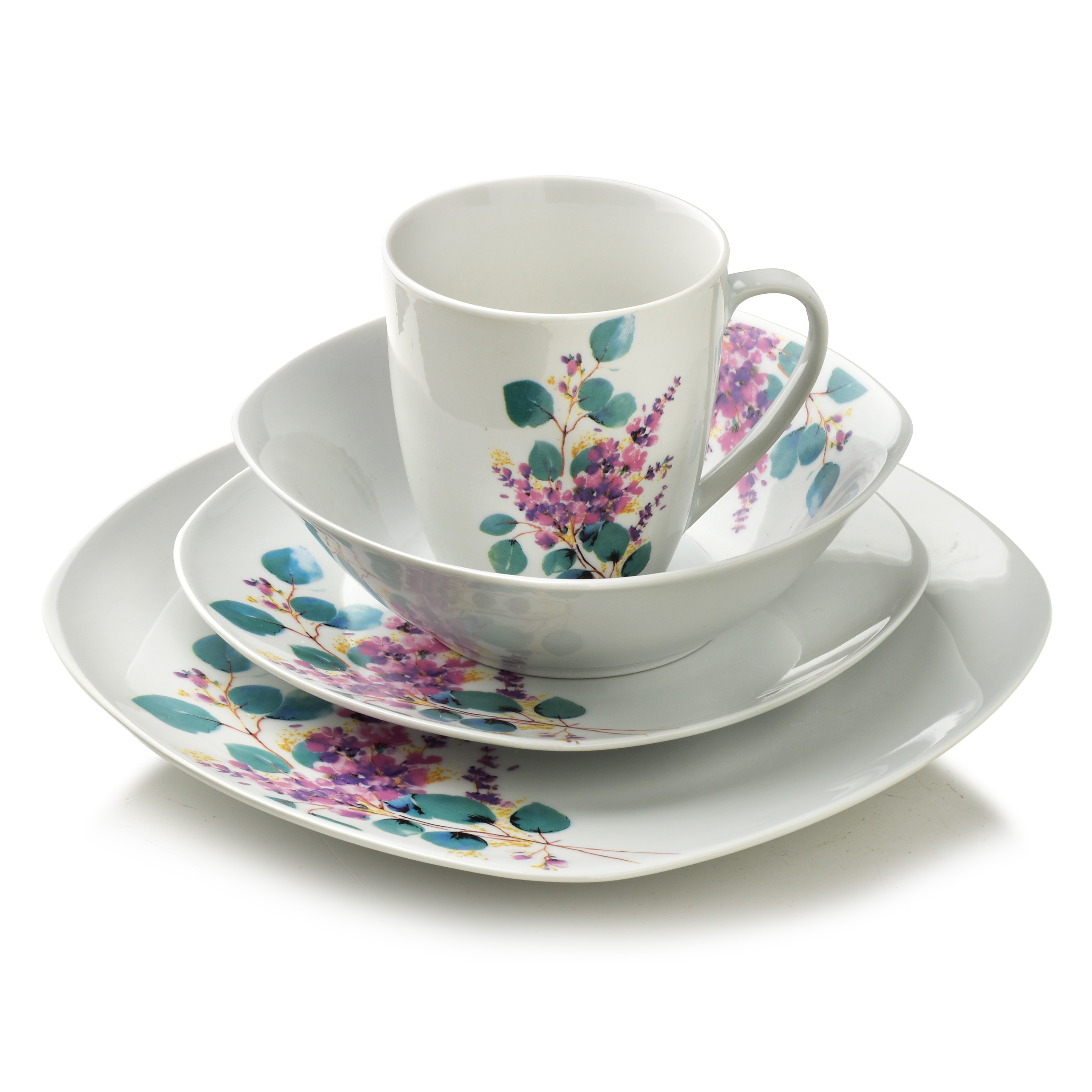 Ruokailuastiasto Prima AFFEKDESIGN LEA LAVENDER 17/19, 5/25, 5 cm lila 16-os.