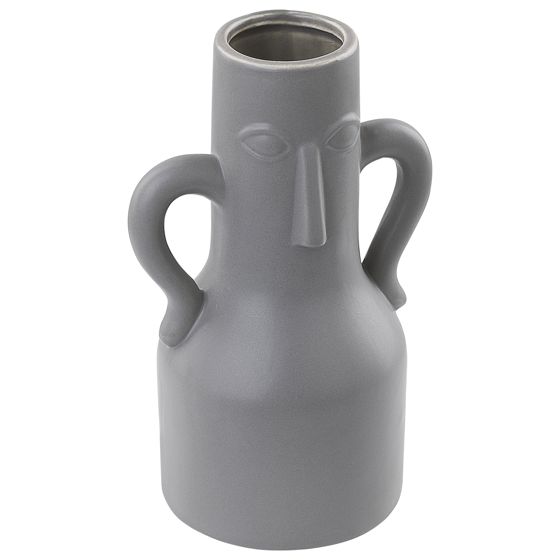 Kukkamaljakko TRIPOLI keramiikka 21 cm Harmaa