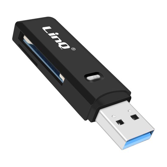 SD- ja microSD-kortinlukija USB 3.0 -liitännällä, nopeus jopa 5 Gbps