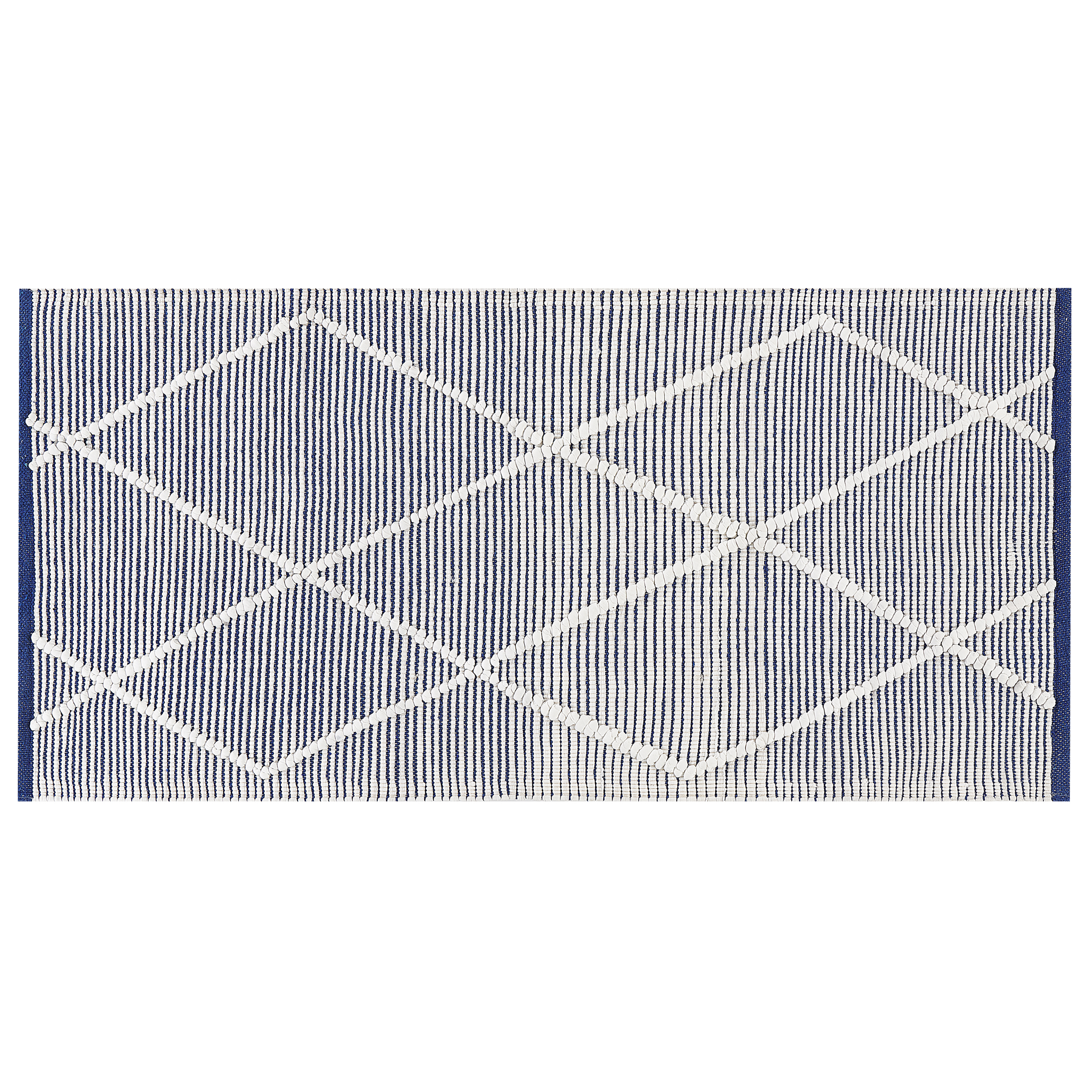 Matto SYNOPA Sininen 80 x 150 cm Puuvilla
