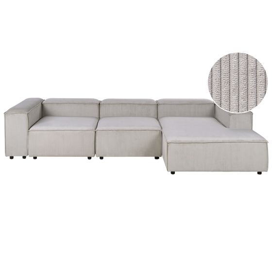 Moduulikulmasohva 4-istuttava ARDAL vakosametti Ruskeanharmaa Vasen