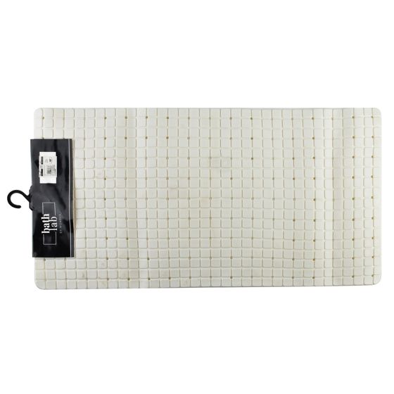 Kylpyhuonematto polyesteri ZAC HTUA0368 40x80 cm valkoinen 1 kpl