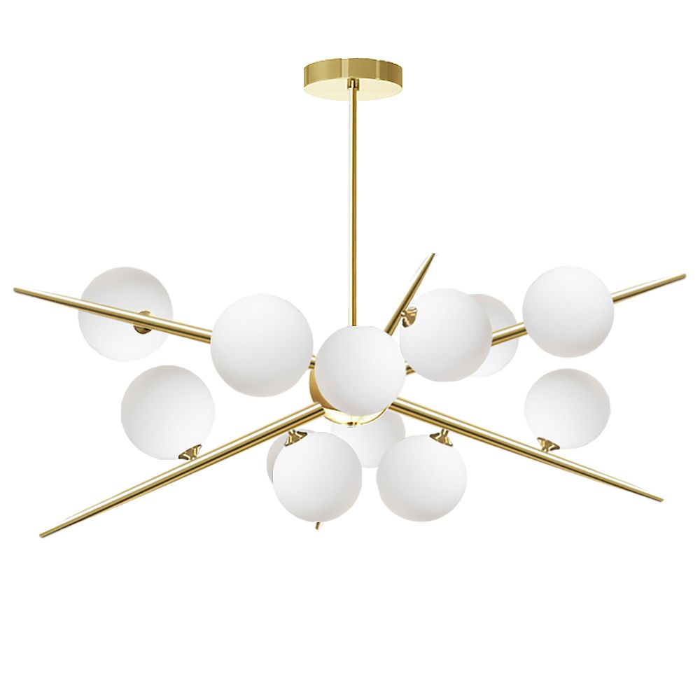 TOOLIGHT riippuva kattovalaisin APP998-12CP kulta, 65x70x90cm