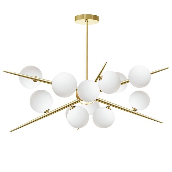 TOOLIGHT riippuva kattovalaisin APP998-12CP kulta, 65x70x90cm