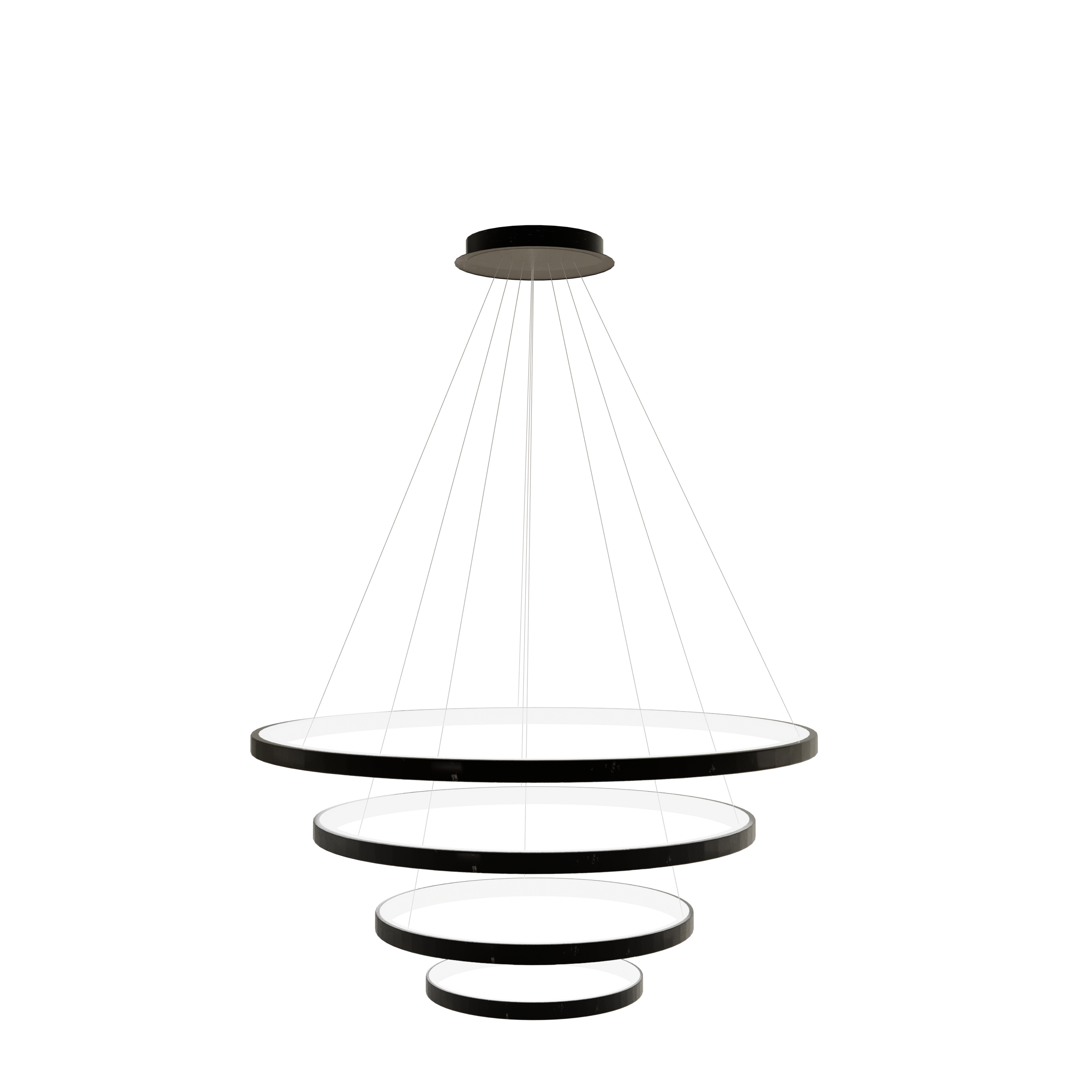 TOOLIGHT riippuvalaisin LHJ014-CP4 musta musta, 120x120x30cm