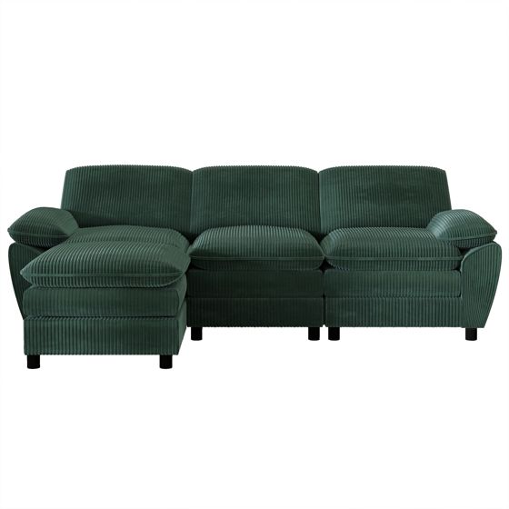 Säädettävä Sohva, Irrotettava Päällinen, Vihreä