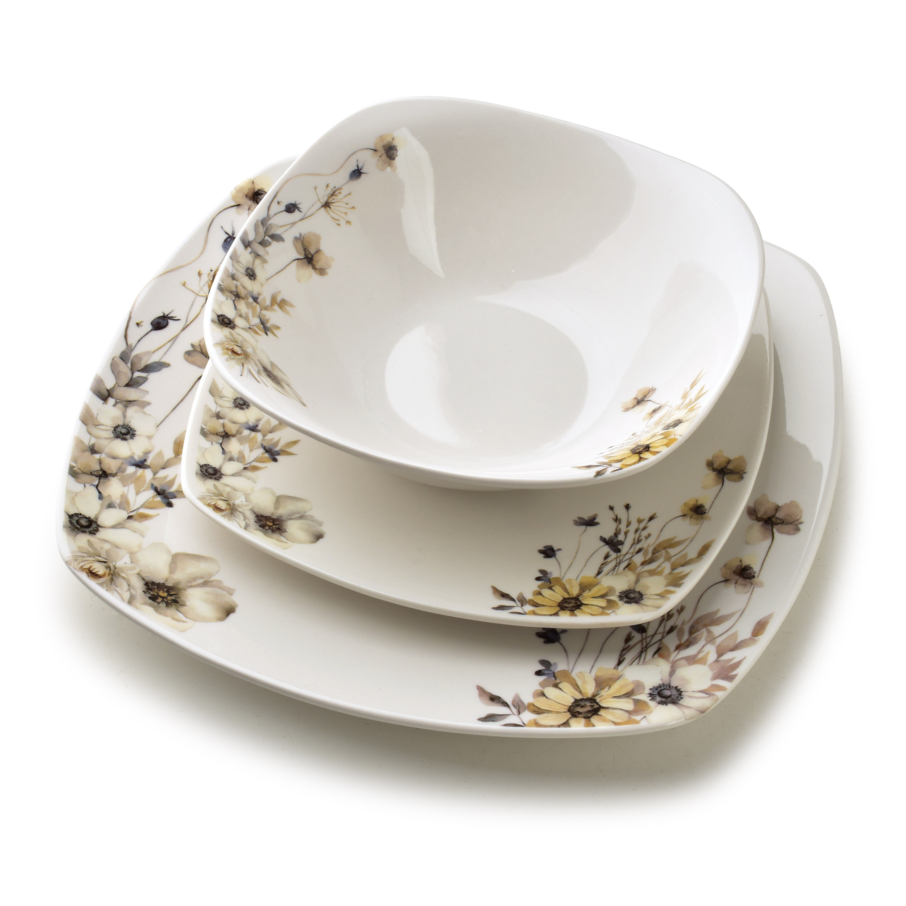 Astiasto Prima LEA PRIME 16,5/18/24 cm harmaa-beige 18 osaa
