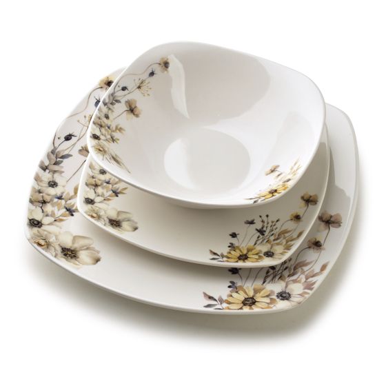 Astiasto Prima LEA PRIME 16,5/18/24 cm harmaa-beige 18 osaa