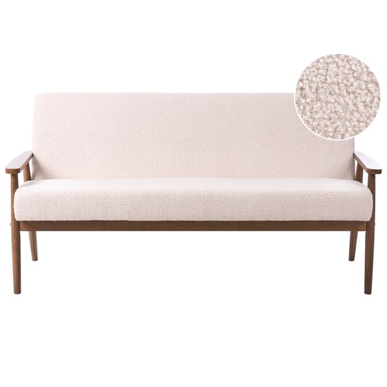 Sohva 3-istuttava ESRUM buklee Tummanruskea/beige