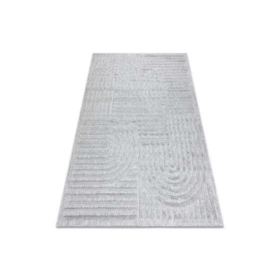 Matto SANTO STRING SIZAL 0989 geometrinen harmaa 200x290 cm