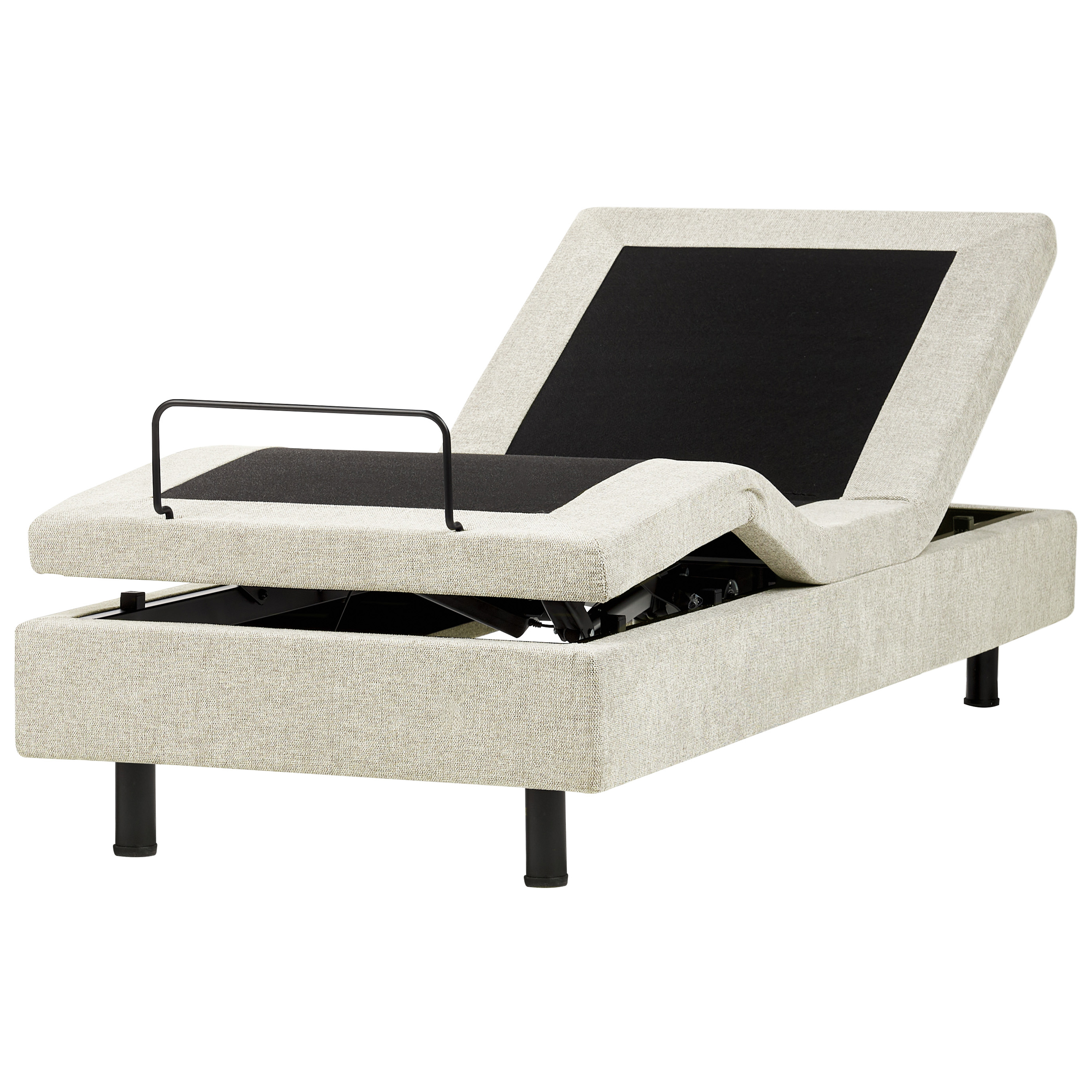 Sänky säädettävä ilman sängynpäätyä Kangas CASTELLAN 80 x 200 cm Beige