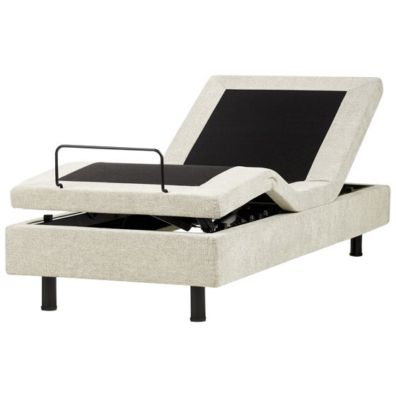 Sänky säädettävä ilman sängynpäätyä Kangas CASTELLAN 80 x 200 cm Beige