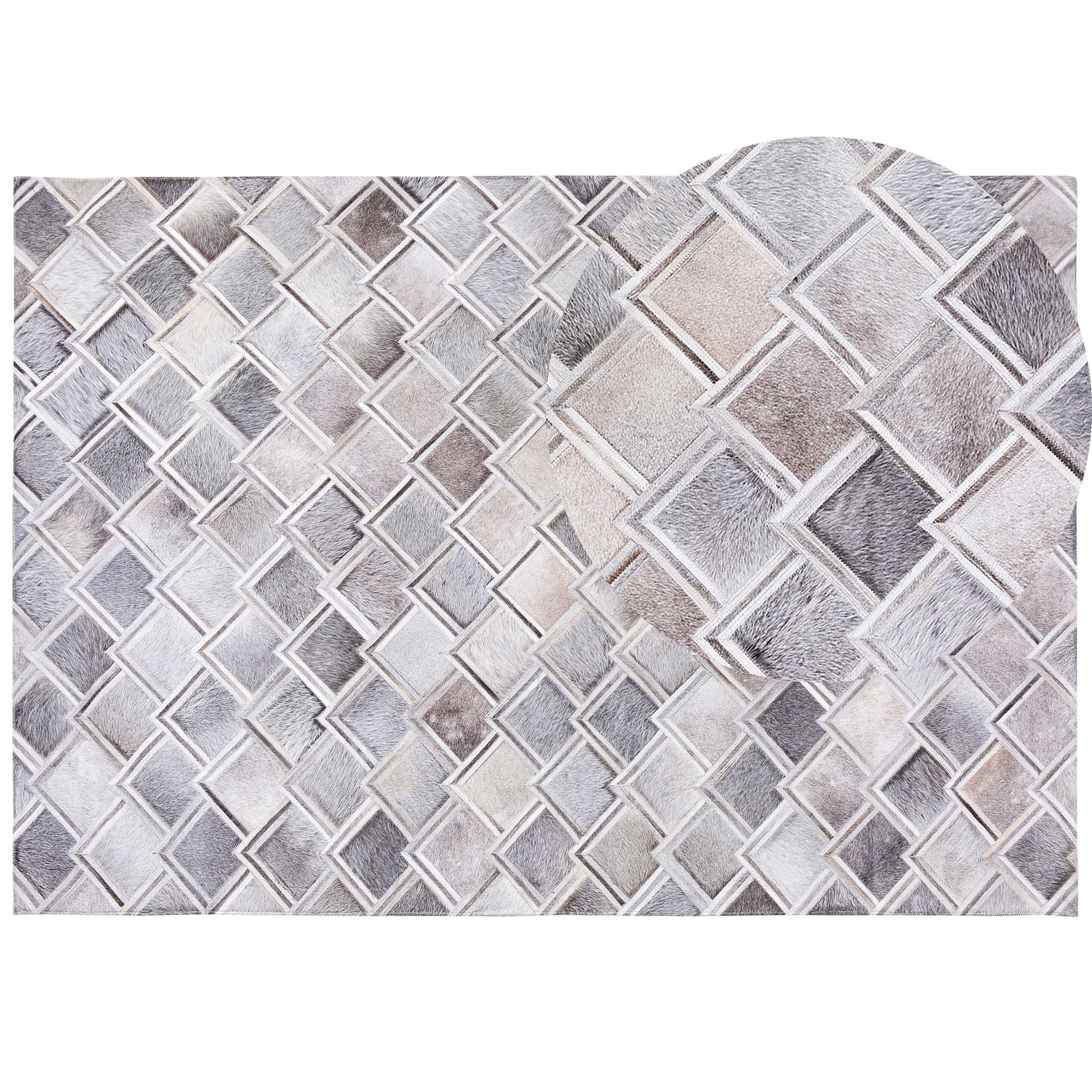 Matto AGACLI Harmaa 160 x 230 cm Nahka