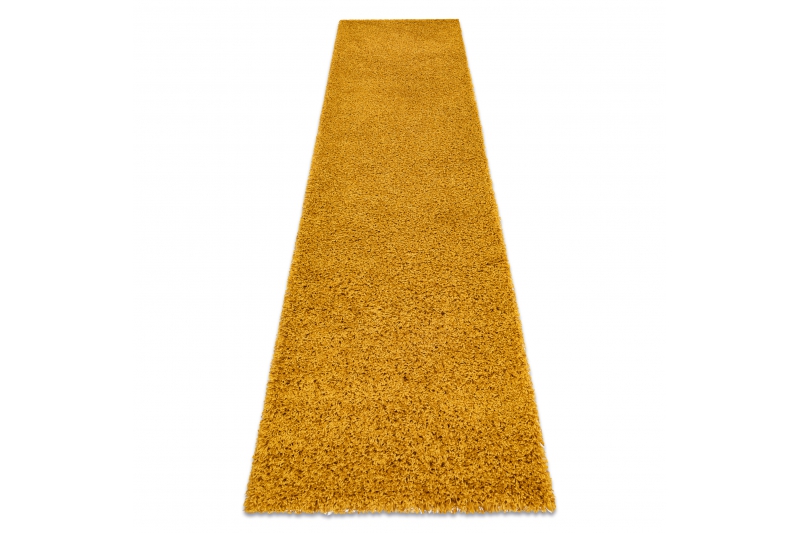 Matto SOFFI shaggy 5  kulta - keittiöön, eteiseen, käytävään 80x250 cm