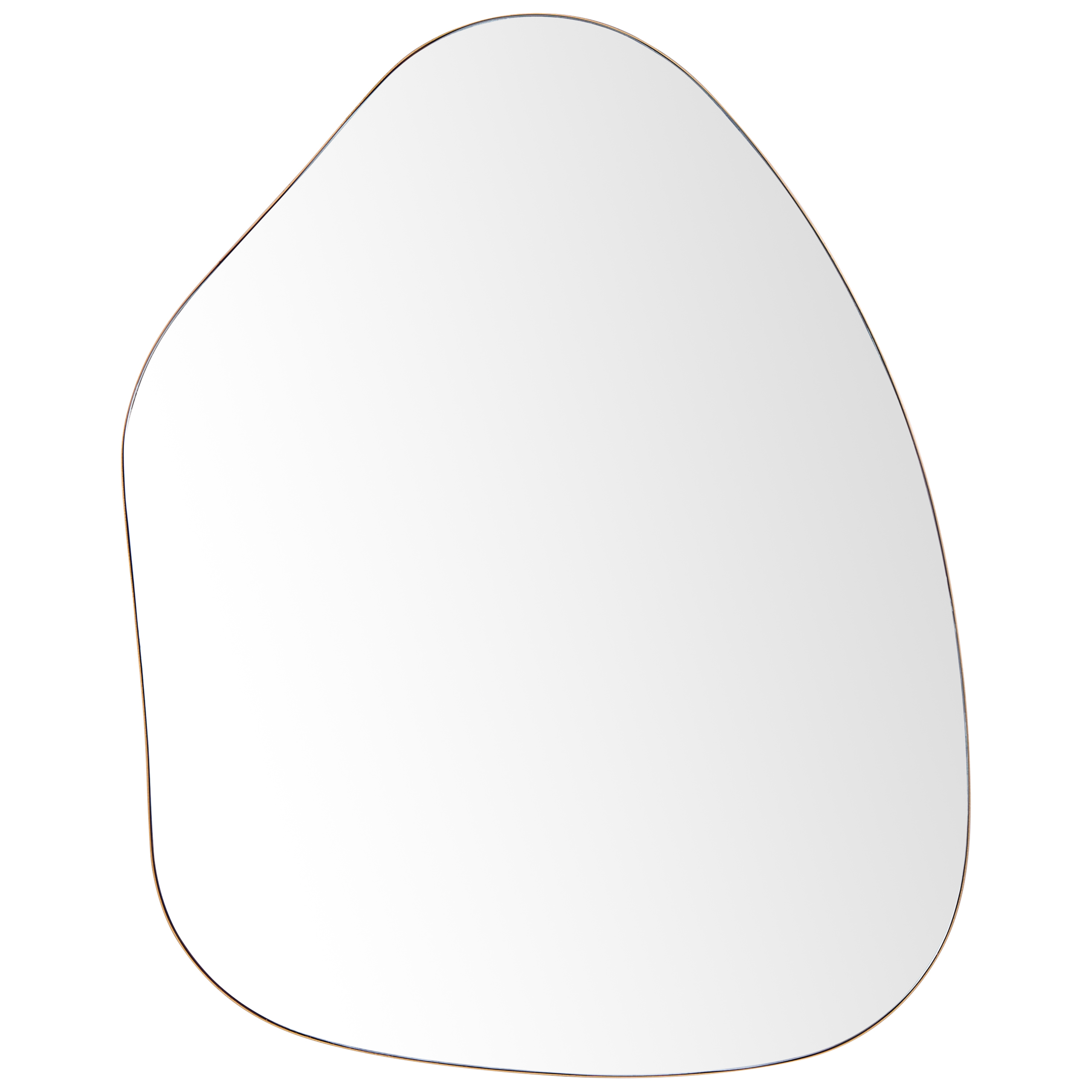 Seinäpeili PUTEAUX 70 cm 92 cm metalli Kulta