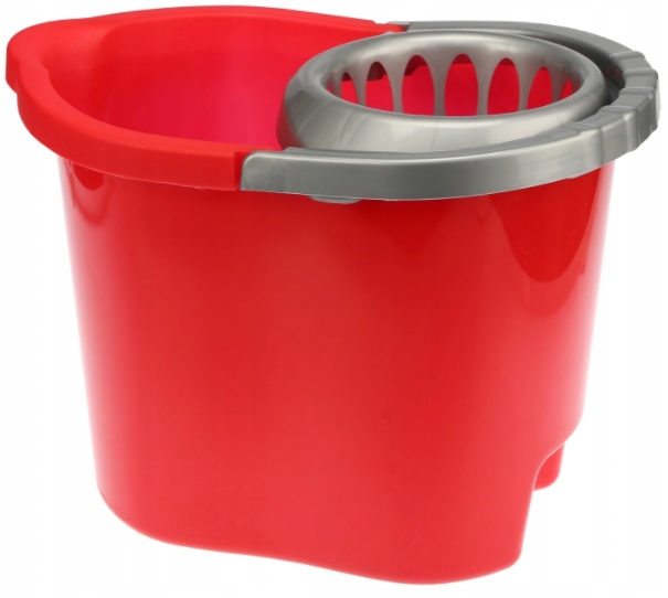 Moppiämpäri vääntimellä, punainen, 13 l