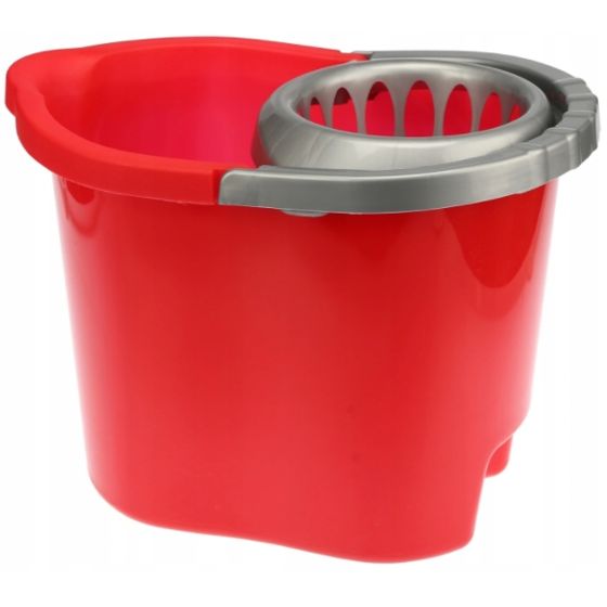 Moppiämpäri vääntimellä, punainen, 13 l