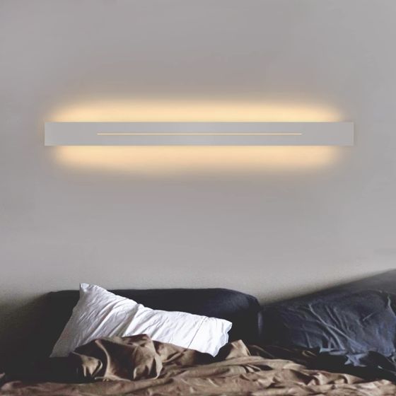 NETTLIFE LED-seinävalaisin, 60 cm, lämmin valkoinen, kapea
