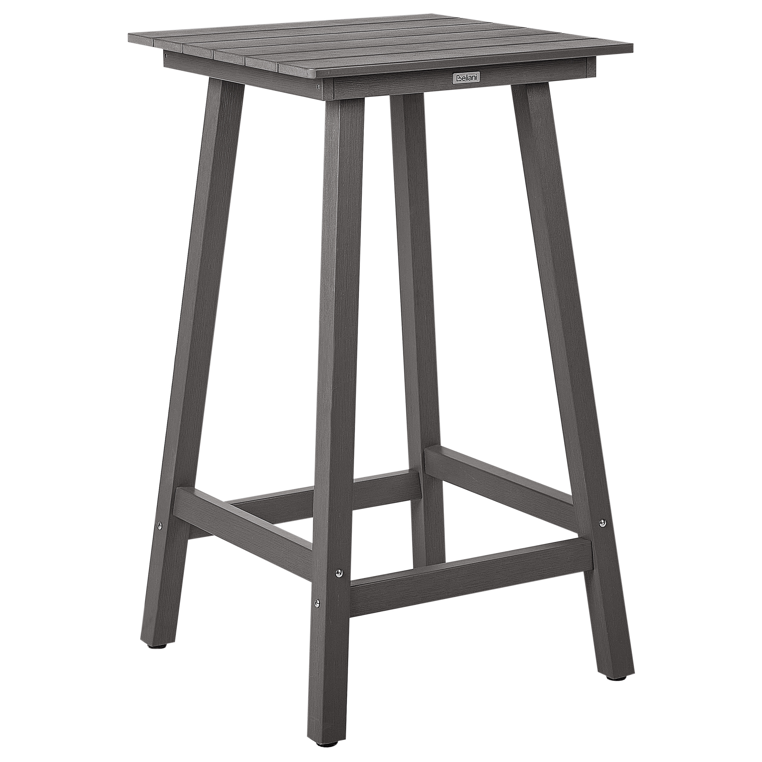 Ulkobaaripöytä ADIRONDACK 60 cm 59 cm Synteettinen materiaali Tummanharmaa