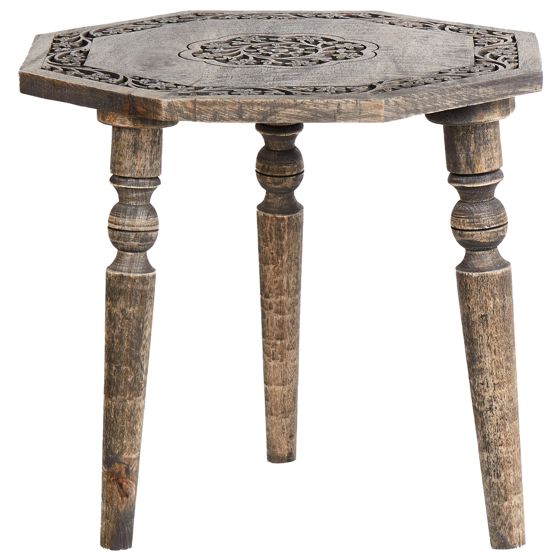 Sivupöytä WANDILO mangopuu Ruskea