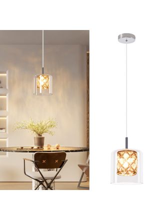 NETTLIFE moderni,kristalli,G9,lasinen,riippuvalaisin,ruokailutilaan,,säädettävä,korkeus