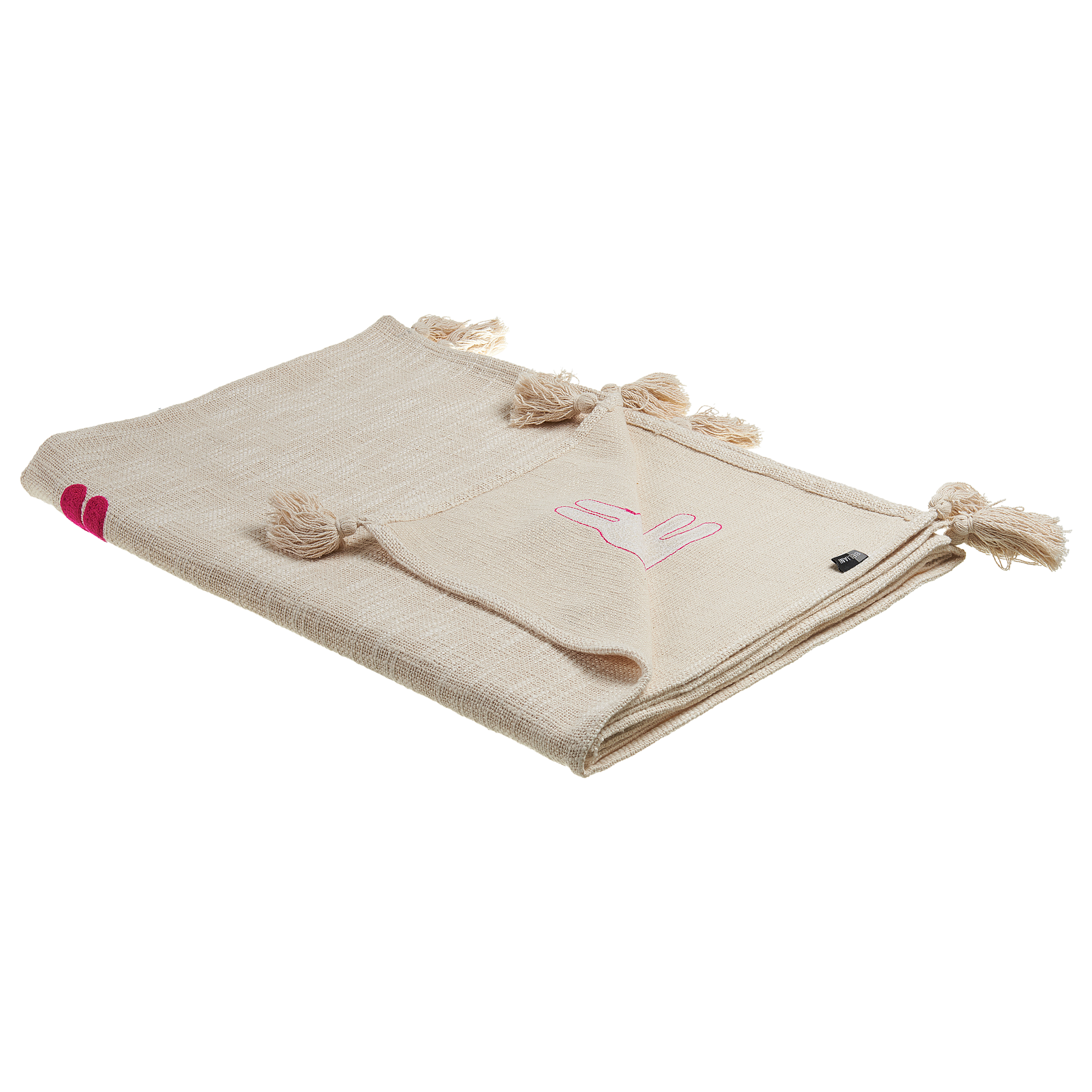 Torkkupeitto NANDYAL Puuvilla 130 x 180 cm Beige