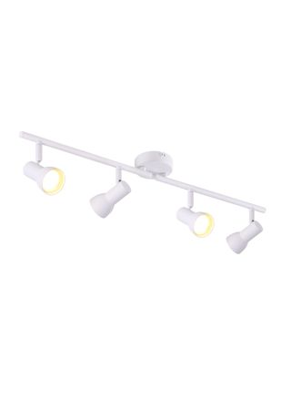 NETTLIFE 4- liekkinen GU10- kattospottivalaisin, moderni muotoilu, metalli, olohuoneeseen, eteiseen