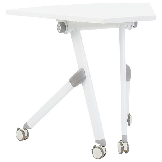 Kulmatyöpöytä taitettava BENDI 90 cm 64 cm Valkoinen