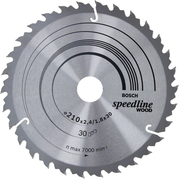 Bosch Speedline Wood -Pyörösahanterä 210x30 mm, 30 hammasta