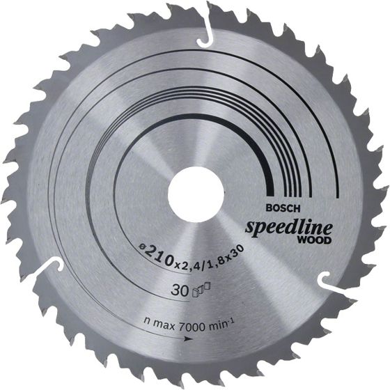 Bosch Speedline Wood -Pyörösahanterä 210x30 mm, 30 hammasta