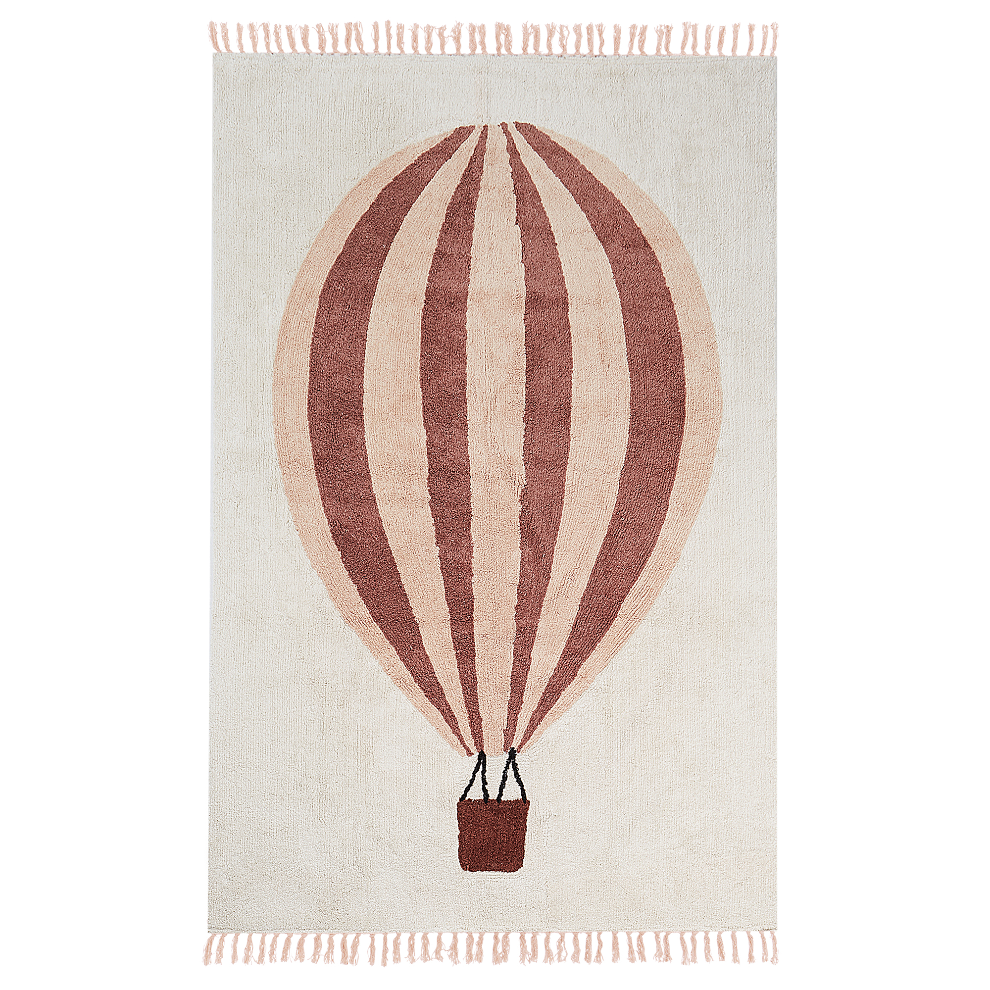 Lastenmatto BAZALETI Vaaleanbeige 140 x 200 cm Puuvilla